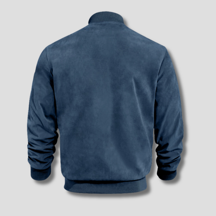 Jakub – Pánská semišová bomber bunda v moderním stylu