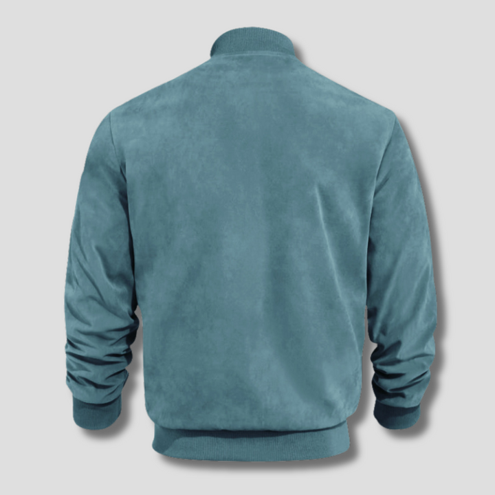 Jakub – Pánská semišová bomber bunda v moderním stylu