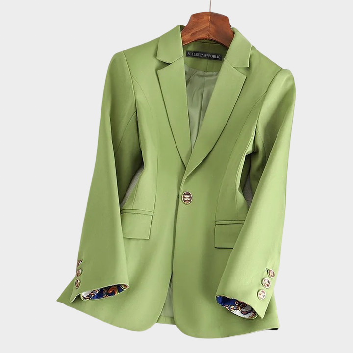 Karolína Elegantní Béžové Sako – Nadčasový Kousek pro Dokonalý Business a Casual Look