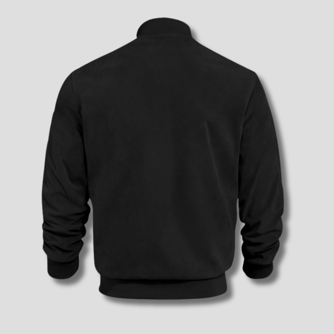 Jakub – Pánská semišová bomber bunda v moderním stylu