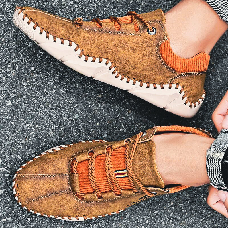 Jan Pánské Kožené Elegantní Boty z Itálie – Luxusní Komfort & Nadčasový Design