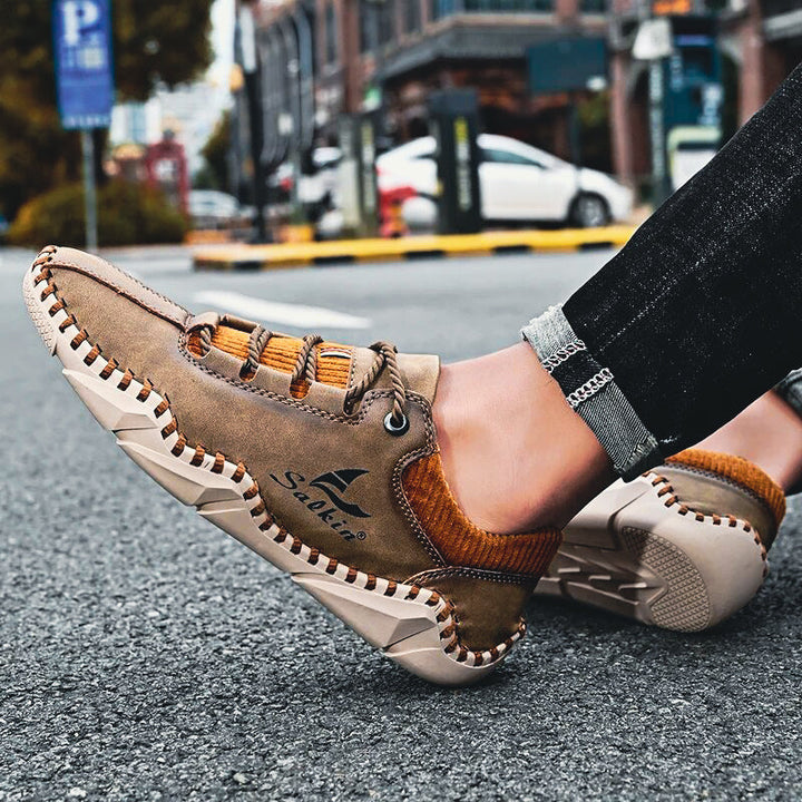 Jan Pánské Kožené Elegantní Boty z Itálie – Luxusní Komfort & Nadčasový Design