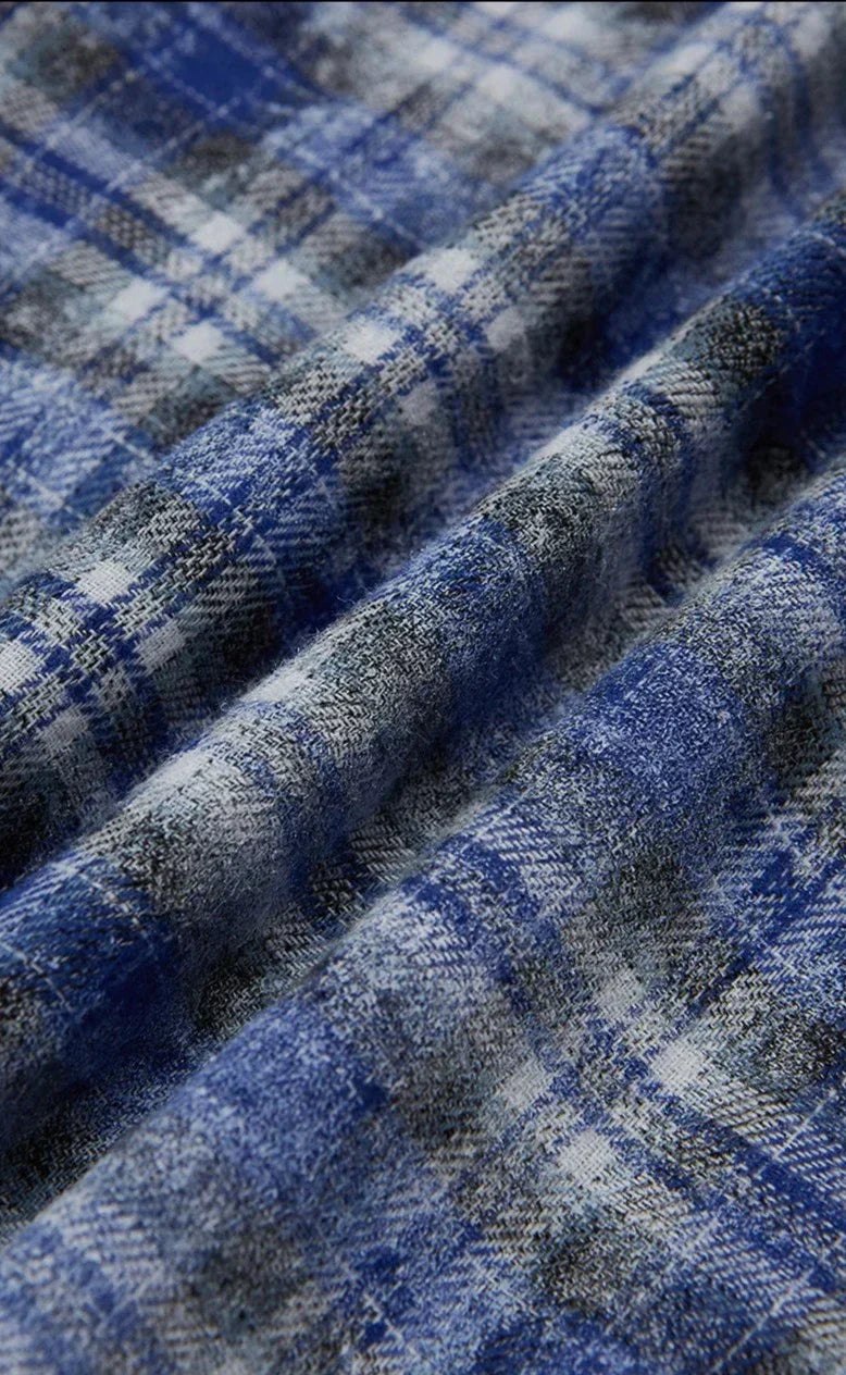 Tomáš – Pánská Kostkovaná Flanelová Košile