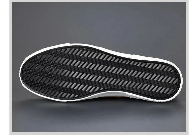 Marek – Stylové pánské kožené tenisky na zip