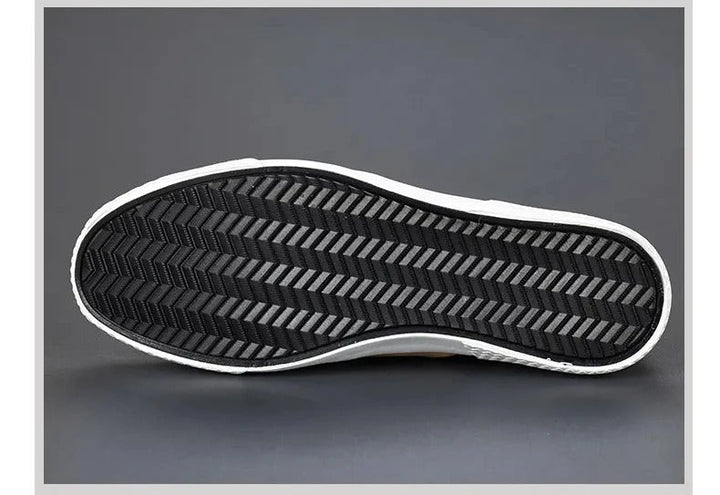 Marek – Stylové pánské kožené tenisky na zip