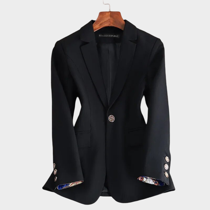 Karolína Elegantní Béžové Sako – Nadčasový Kousek pro Dokonalý Business a Casual Look