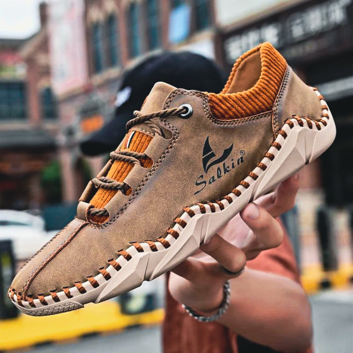 Jan Pánské Kožené Elegantní Boty z Itálie – Luxusní Komfort & Nadčasový Design